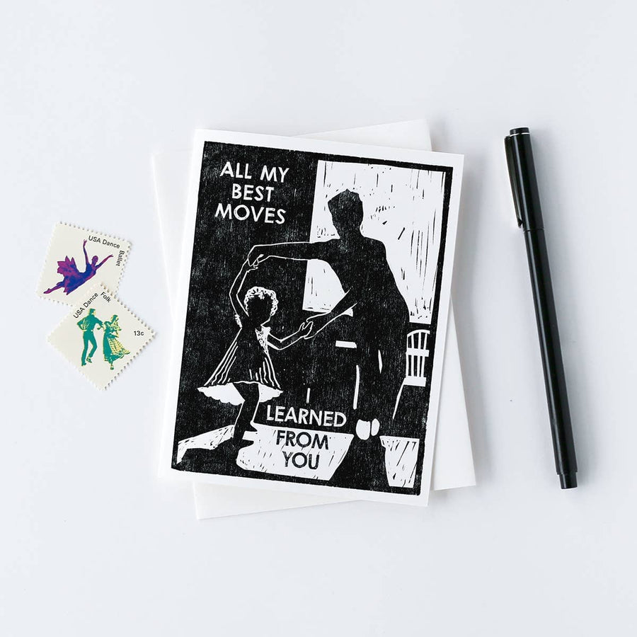 All My Best Moves Card Stationary & Gift Bags Heartell Press 