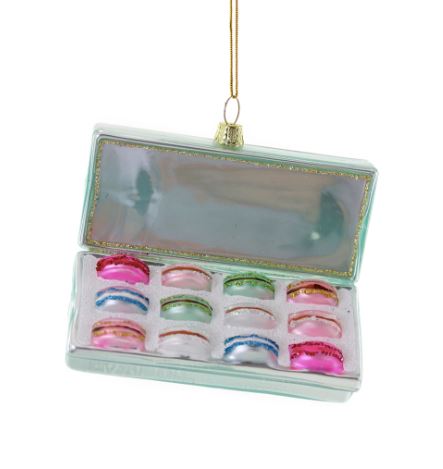 Box of Macaroons Blue Ornament Home Decor Cody Foster 