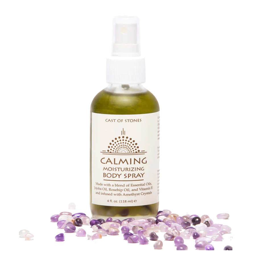 Calming Moisturizing Spray with Amethyst Crystals Skincare Cast of Stones 