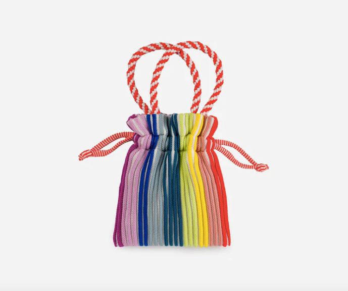 Candy Stripe Mini Tote Mini Chill Verloop Rainbow 