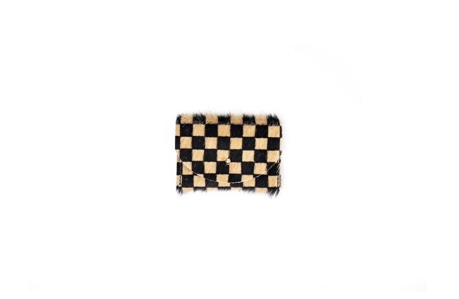 Cowhide Cardholders Accessories Primecut Tan Checkered 