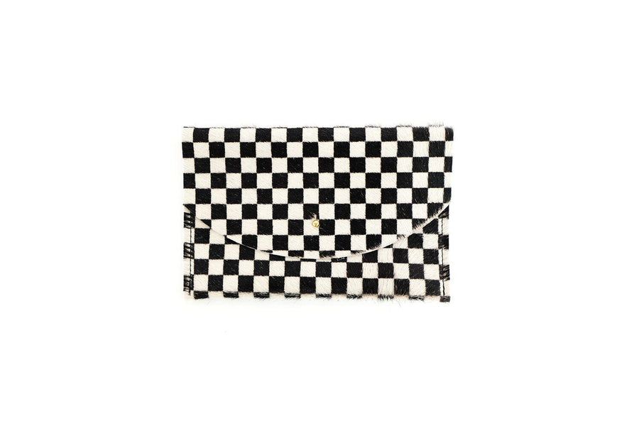 Envelope Pouches Accessories Primecut Checkered (Black & Cream) 