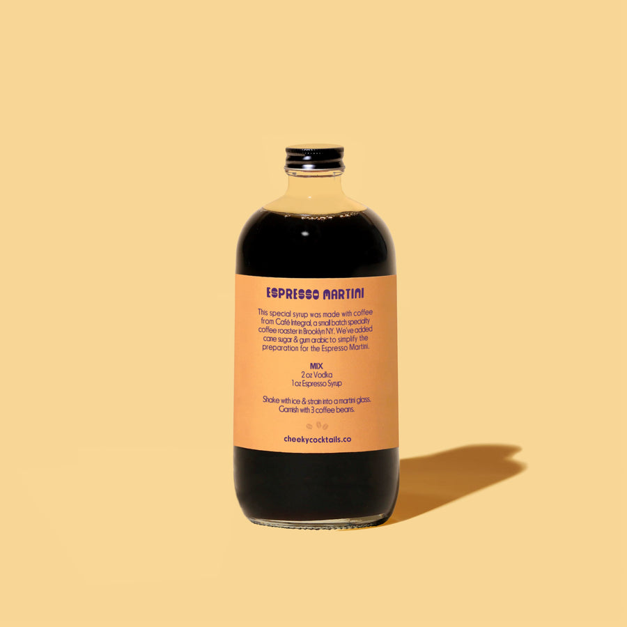 Espresso Syrup 16 oz Pantry Cheeky Cocktails 