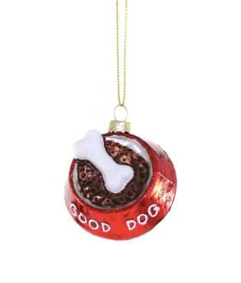 Good Dog Food Bowl Ornament Home Decor Cody Foster 