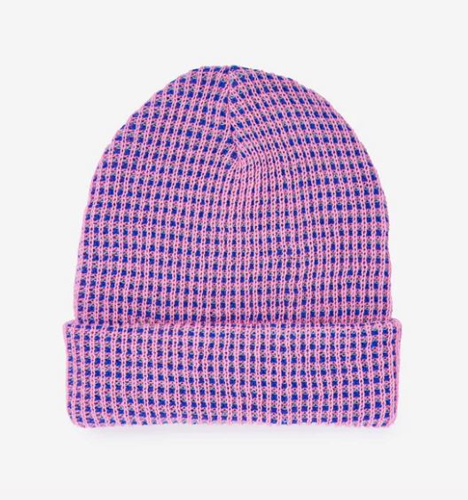 Grid Simple Rib Hat Accessories Verloop Pink 
