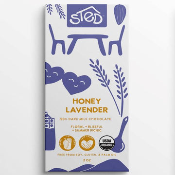 Honey Lavender Chocolate Bar Pantry Sted Foods 