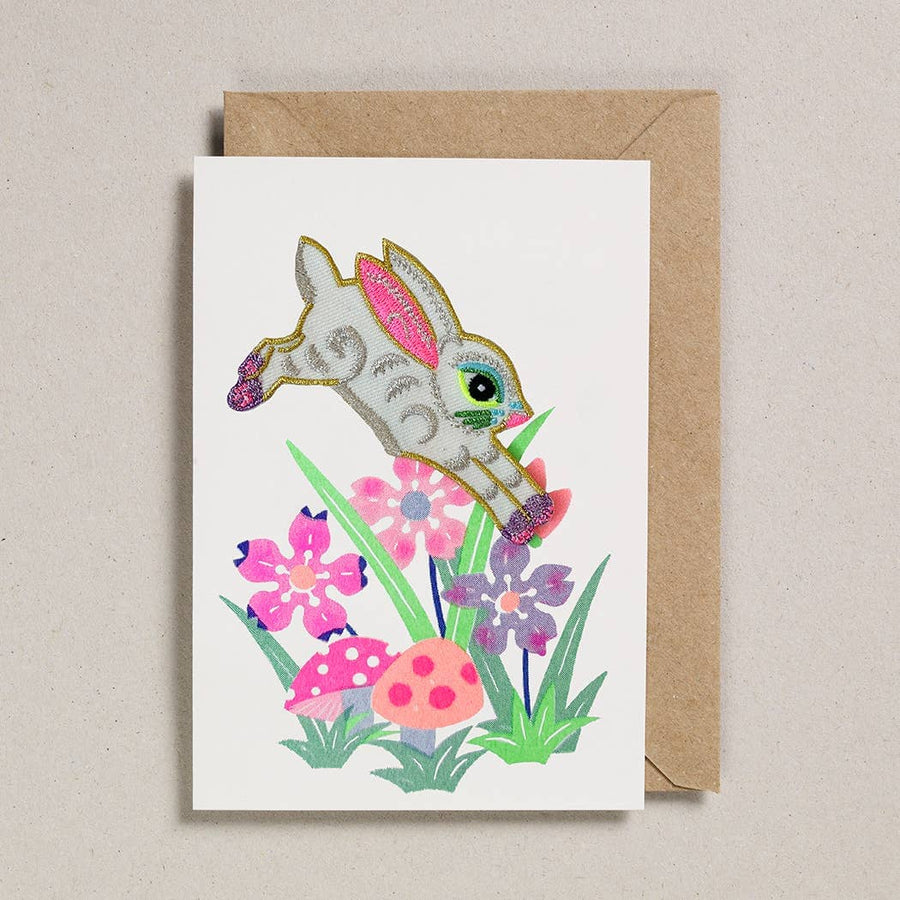 Iron on Rabbit Card Stationary & Gift Bags Petra Boase Ltd 