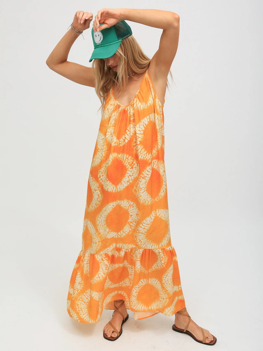 Laney Dress - Tangerine Clothing Electric & Rose XS 