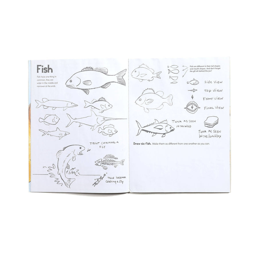 Learn to Draw Animals Art Book Mini Chill eeBoo 