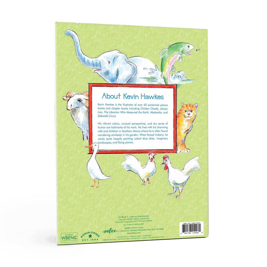 Learn to Draw Animals Art Book Mini Chill eeBoo 