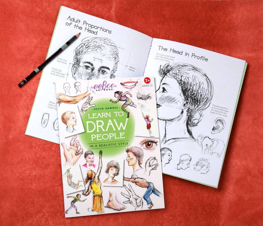 Learn to Draw People Art Book Mini Chill eeBoo 