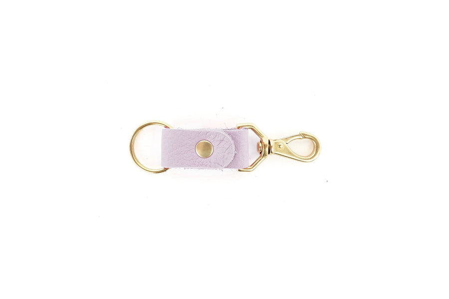 Leather Keychain Accessories Primecut Light Lilac Leather 