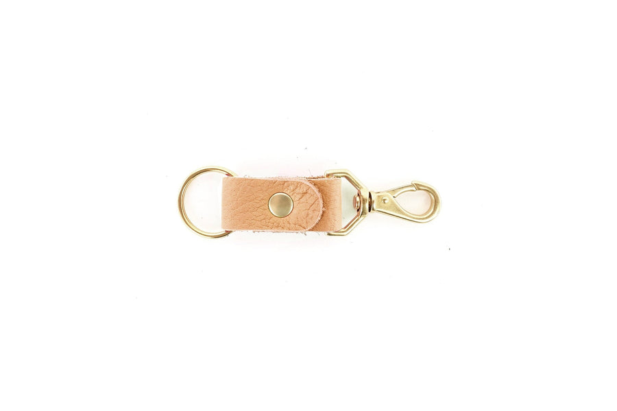 Leather Keychain Accessories Primecut Tan Leather 