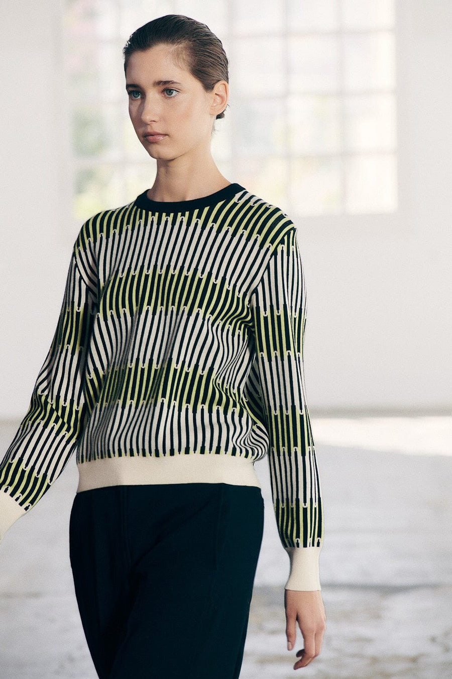 Long sleeve jacquard jumper Clothing Sita Murt 