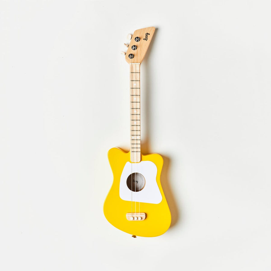 Loog Mini Acoustic Mini Acoustic Guitars Loog Guitars Yellow 