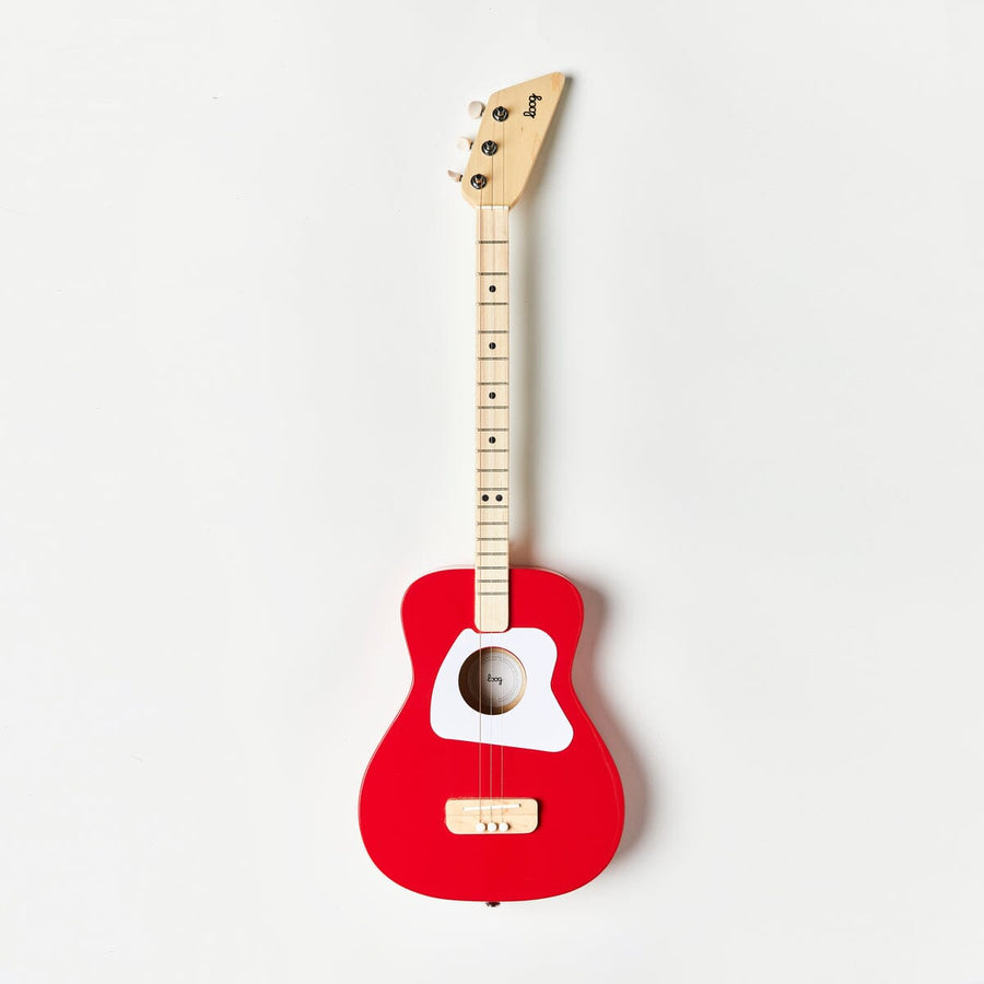 Loog Pro Acoustic Pro Acoustic Guitars Loog Guitars Red 