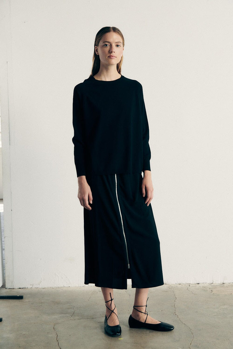 Midi skirt with zip Clothing Sita Murt 