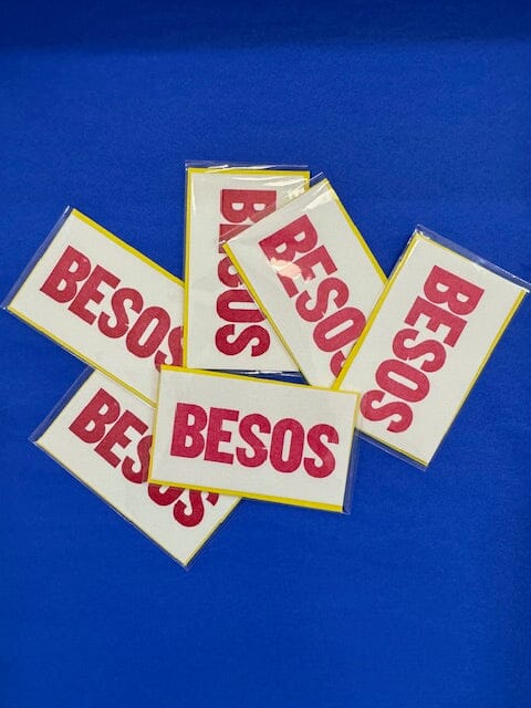 Mini Cards Stationary & Gift Bags Etc. Letterpress BESOS 