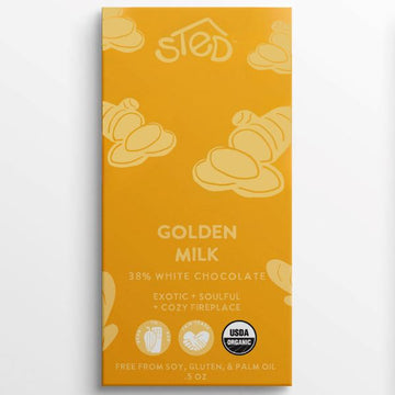 Mini Golden Milk Chocolate Bar Sted Foods 