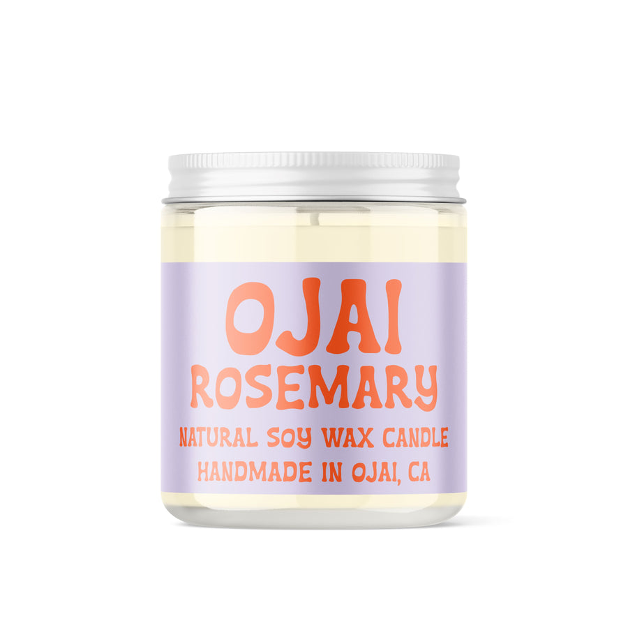 Ojai Rosemary Natural Soy Wax Candle Ojai Essentials 