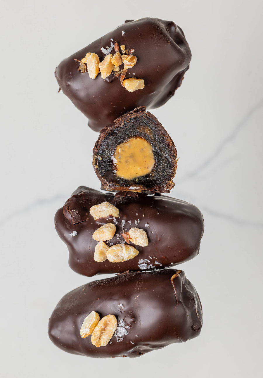 Peanut Butter Crunch- chocolate covered dates Pantry Date Better Snacks 
