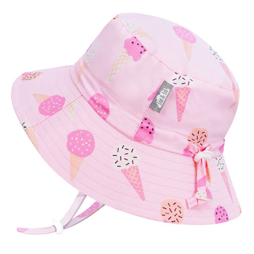 Pink Ice Cream - Aqua Dry Bucket Hat Mini Chill Jan & Jul 