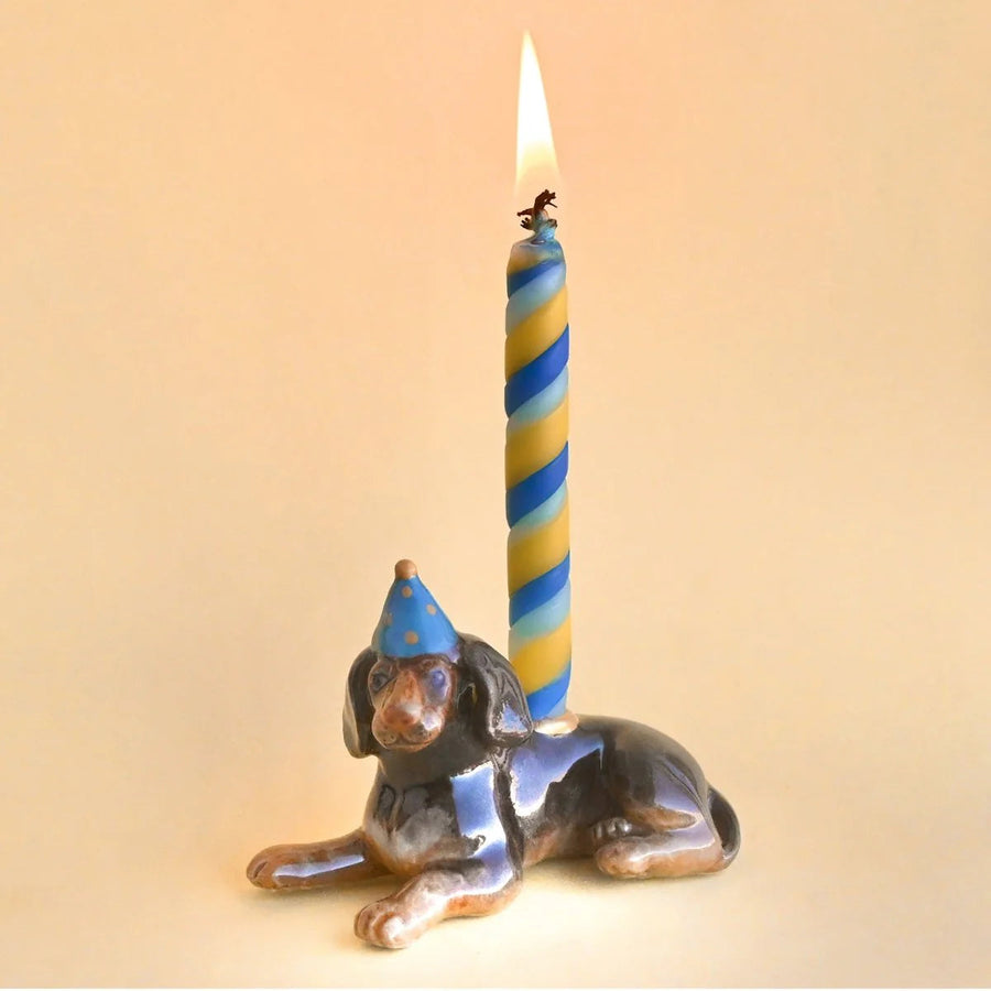 Porcelain Cake Toppers Home Camp Hollow Dachshund 