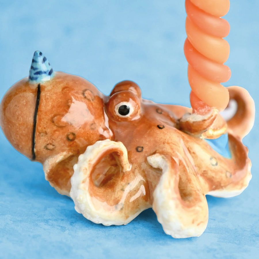 Porcelain Cake Toppers Home Camp Hollow Octopus 