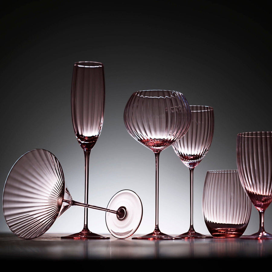 Quinn Rose Martini Glasses Set/2 Tabletop Caskata 