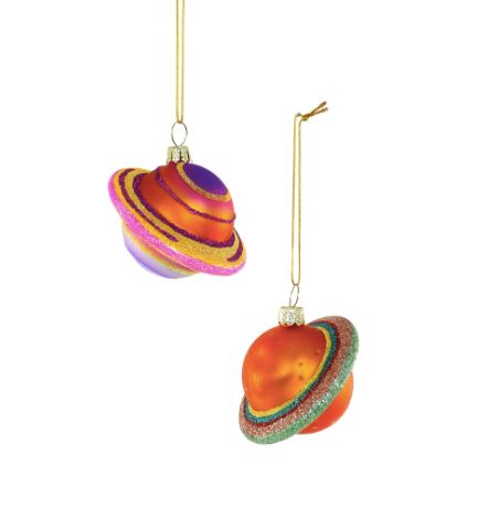 Saturn Ornament Home Decor Cody Foster Purple 