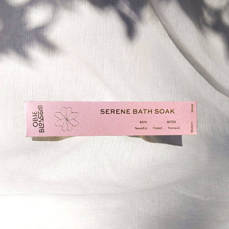 Serene Bath Soak Skincare Ollie Blossom 