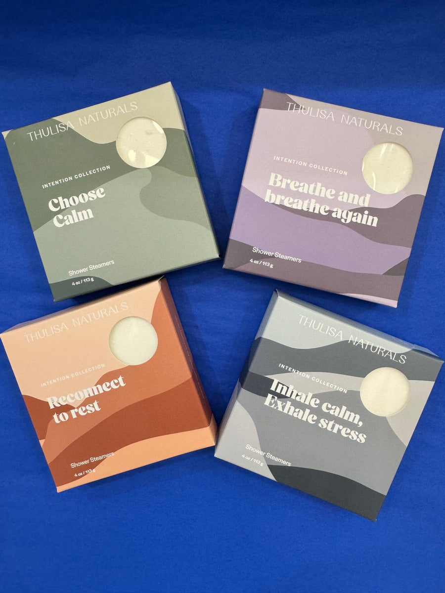 Shower Steamers Intention Collection - 4 packs Skincare Thulisa Naturals Reconnect to Rest 