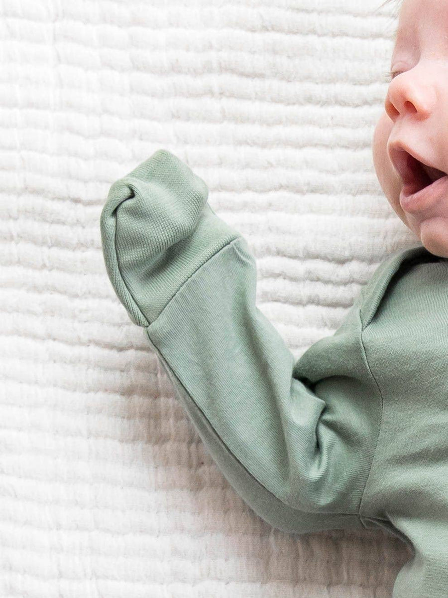 Thyme Organic Newborn Infant Gown Mini Chill Colored Organics 