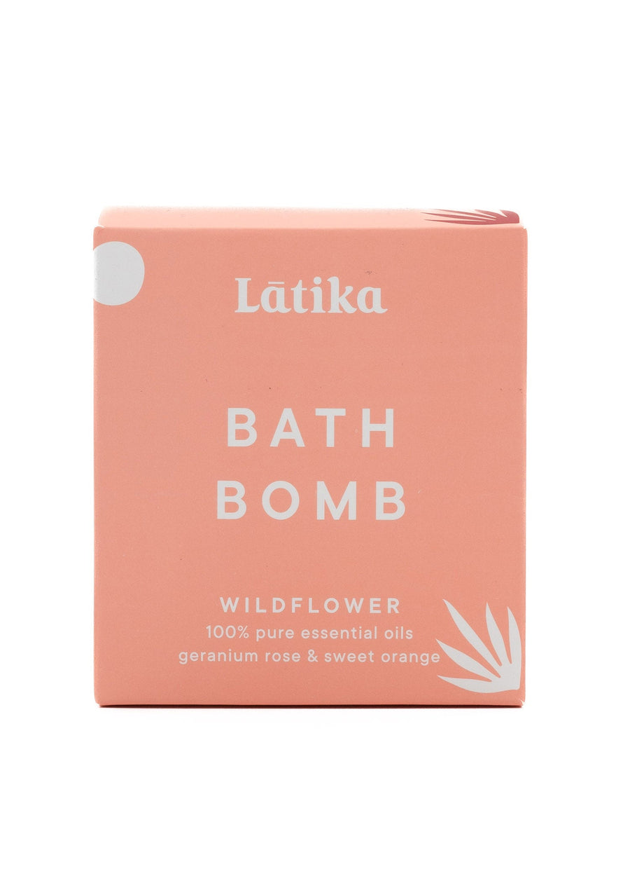 Aromatherapy Wildflower Bath Bomb Skin Care Latika Body Essentials 