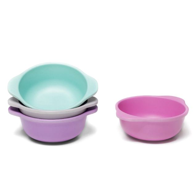 Bamboo Snack Bowl Set- Pinks Mini Chill Goobie Baby 