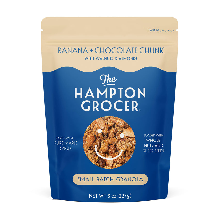 Banana + Chocolate Chunk Granola Pantry The Hampton Grocer 