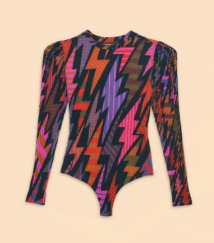 Black Lightning Bodysuit Clothing Farm Rio 