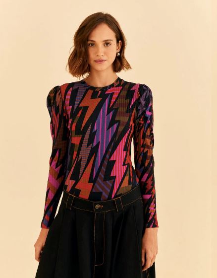 Black Lightning Bodysuit Clothing Farm Rio XS 
