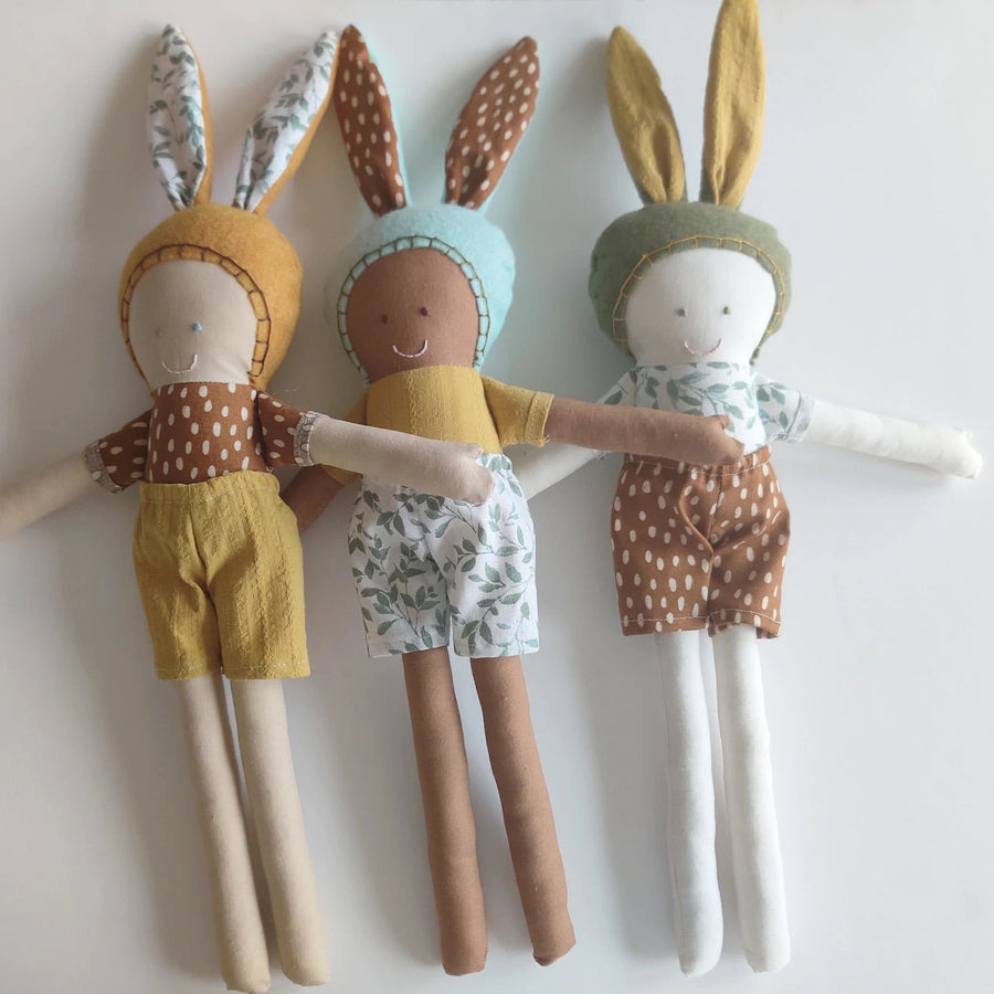 Bunny Boy Dolls Mini Chill Handpicked by Ruby White Shorts 