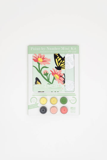Butterflies MINI Paint-by-Number Kit Mini Chill Elle Crée (She Creates) 
