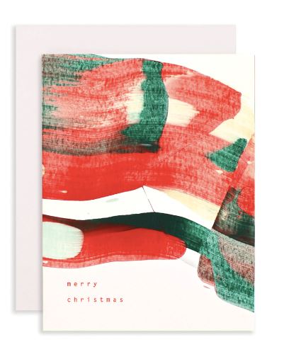 Christmas Swirl Holiday Card Stationary & Gift Bags Moglea 
