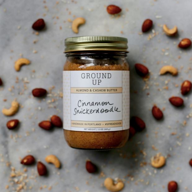 Cinnamon Snickerdoodle Almond + Cashew Nut Butter Pantry Ground Up 
