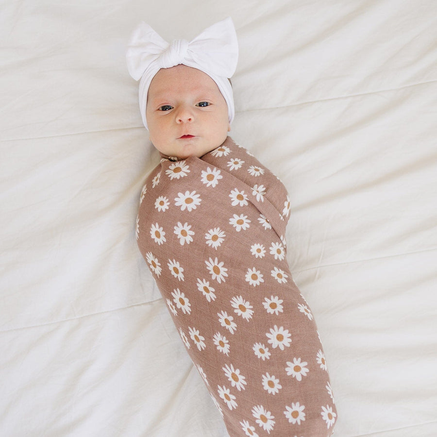 Daisy Dream Muslin Swaddle Blanket Mebie Baby 