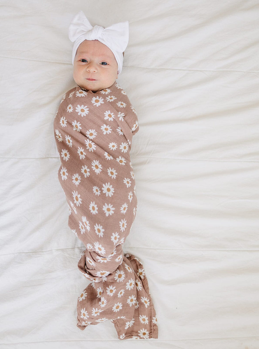 Daisy Dream Muslin Swaddle Blanket Mebie Baby 