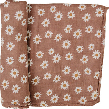 Daisy Dream Muslin Swaddle Blanket Mebie Baby 