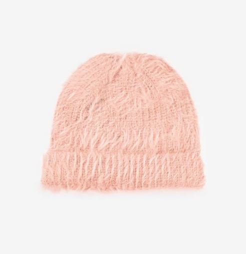 Fur Roll-On Beanie Accessories Verloop Mineral Pink 