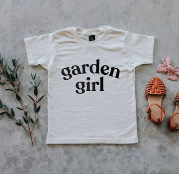 Garden Girl Organic Kids Tee Mini Chill Gladfolk 