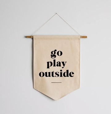 Go Play Outside Wall Hanging Mini Chill Gladfolk 