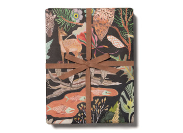 Habitat Wrapping Paper Gift Red Cap Cards 