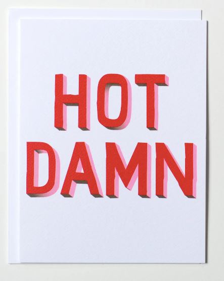 Hot Damn Card Greeting & Note Cards Banquet Workshop 